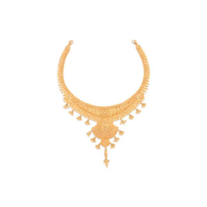 Golden Filigree Choker - 22K Jewellery