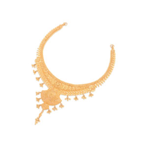 Golden Filigree Choker - 22K Jewellery