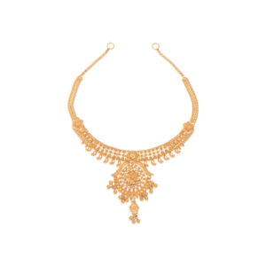 Classic Gold Temple Necklace - 22K Jewellery