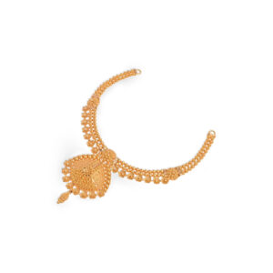 Traditional Gold Temple Necklace - 22K Jewellery