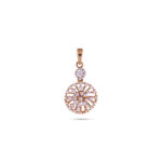 Sunburst Elegance Diamond Pendant - 18K Jewellery