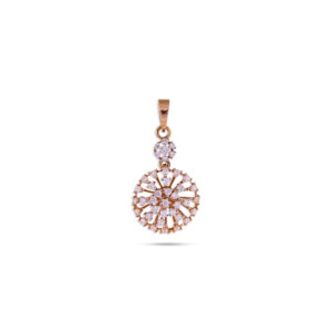 Sunburst Elegance Diamond Pendant - 18K Jewellery