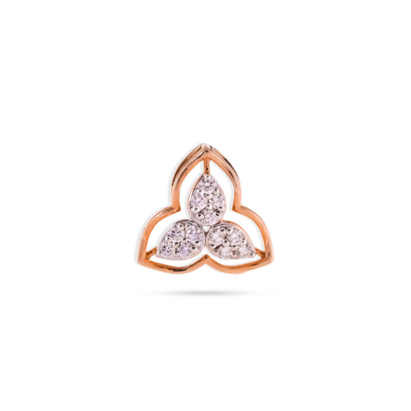 Triple Gleam Diamond Pendant - 18K Jewellery