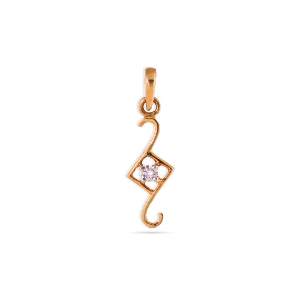 Elegant Drift Diamond Pendant - 18K Jewellery
