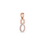 Geometric Crystal Diamond Pendant - 18K Jewellery