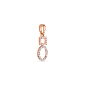 Geometric Crystal Diamond Pendant - 18K Jewellery