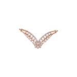 Blossom Curve Diamond Pendant - 18K Jewellery