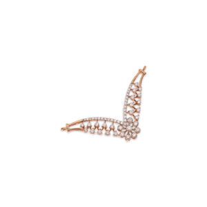 Blossom Curve Diamond Pendant - 18K Jewellery