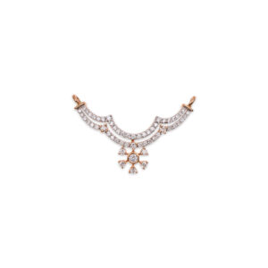Celestial Crescent Diamond Pendant - 18K Jewellery
