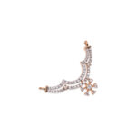 Celestial Crescent Diamond Pendant - 18K Jewellery