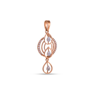 Glow Drizzle Diamond Pendant - 18K Jewellery