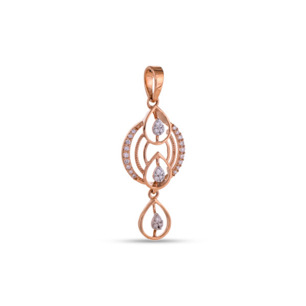 Glow Drizzle Diamond Pendant - 18K Jewellery