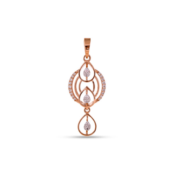 Glow Drizzle Diamond Pendant - 18K Jewellery