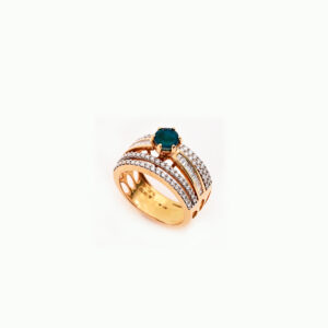 Royal Midnight Diamond Ring - 18K Jewellery