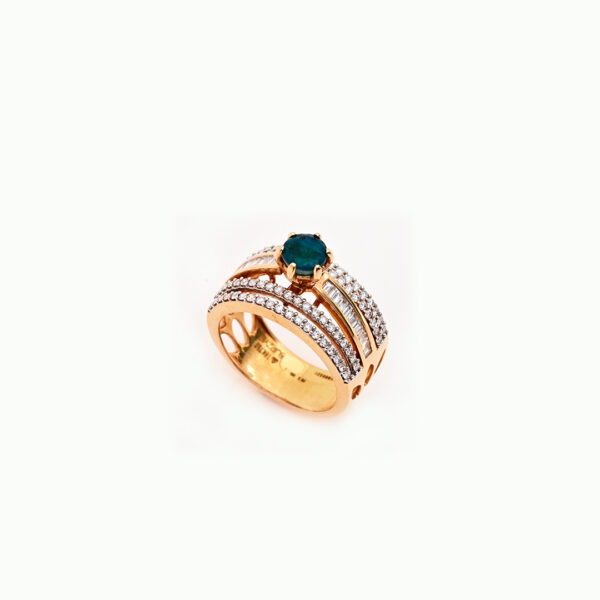 Royal Midnight Diamond Ring - 18K Jewellery