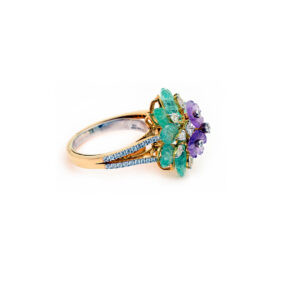 Garden Bloom Diamond Ring - 14K Jewellery