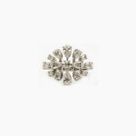 Crystal Snowflake Diamond Ring - 18K Jewellery