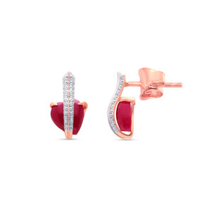 Crimson Casade Diamond Earrings - 18K Jewellery