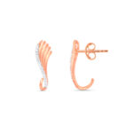 WINGED ELEGANCE DIAMOND STUDS - 18K JEWELLERY