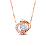 Celestial Orbit Diamond Pendant Set - 18K Jewellery
