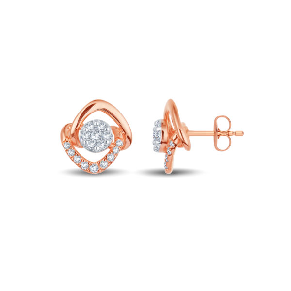Celestial Orbit Diamond Pendant Set - 18K Jewellery