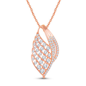 Whispering Wings Diamond Pendant Set - 18K Jewellery