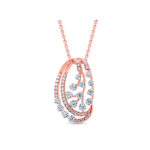 Precious Petals Diamond Pendant Set - 18K Jewellery