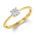 Stellar Bloom Diamond Ring - 18K Jewellery