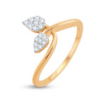 Twin Leaf Diamond Ring - 18K Jewellery