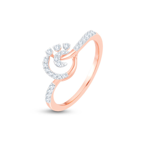 Crescent Bloom Diamond Ring - 18K Jewellery