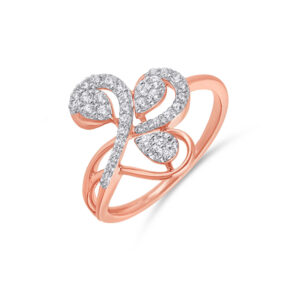 Dazzling Orchid Diamond Ring - 18K Jewellery