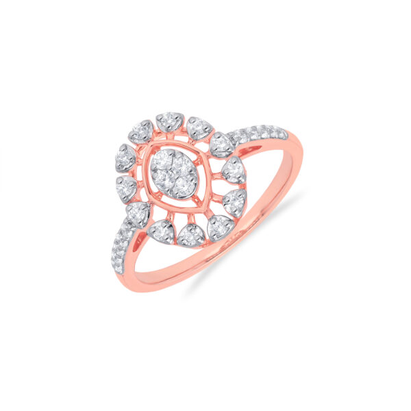 Halo Bloom Diamond Ring - 18K Jewellery