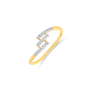 Aurora Bars Diamond Ring - 18K Jewellery