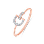 DIAMOND BUCKLE RING - 18K JEWELLERY