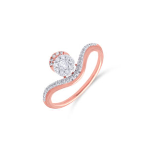 Pave Twist Diamond Ring - 18K Jewellery