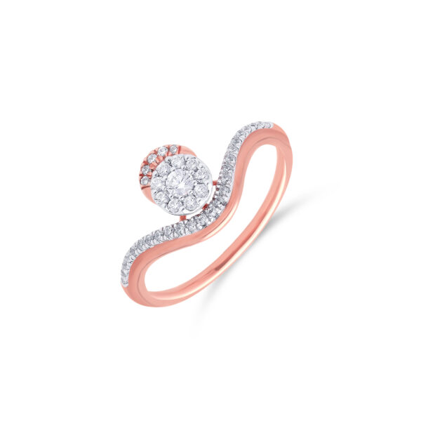Pave Twist Diamond Ring - 18K Jewellery