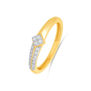 Golden Grace Diamond Ring - 18K Jewellery