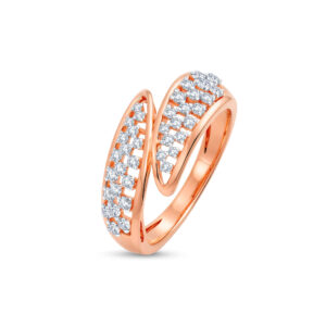 Crossover Diamond Ring - 18K Jewellery