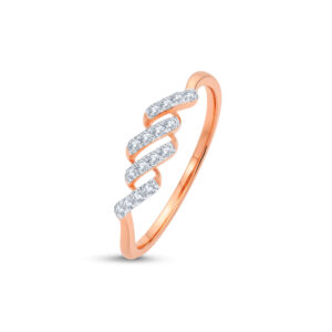 Spiral Symphony Diamond Ring - 18K Jewellery