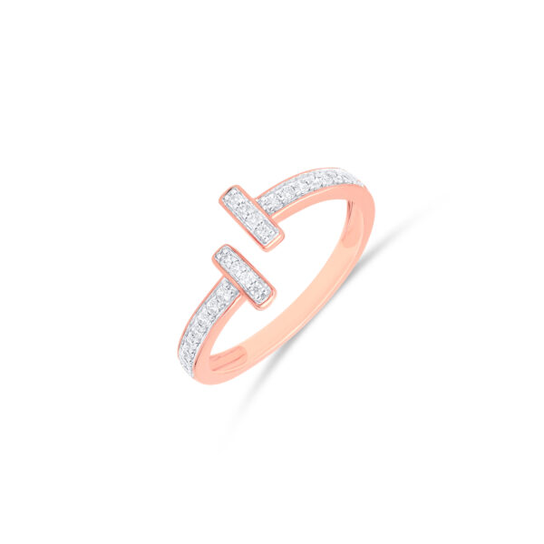 Axis Glow Diamond Ring - 18K Jewellery