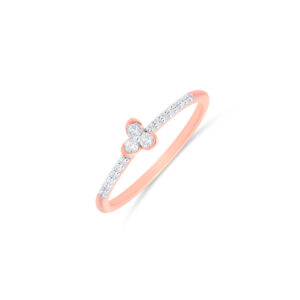 Clover Spark Diamond Ring - 18K Jewellery