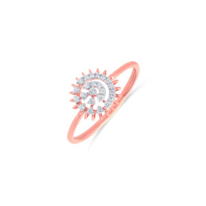 Whisper Diamond Bloom Ring - 18K Jewellery