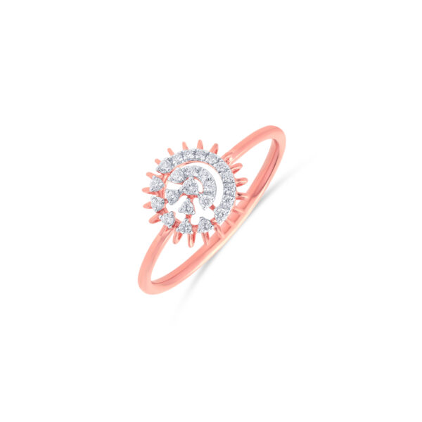 Whisper Diamond Bloom Ring - 18K Jewellery