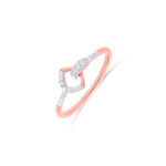 SPARKLING KNOT DIAMOND RING - 18K JEWELLERY