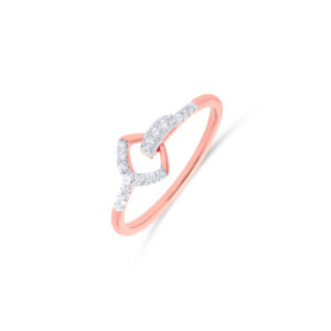 Sparkling Knot Diamond Ring - 18K Jewellery