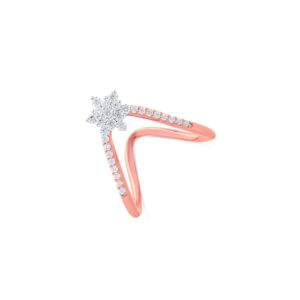 Starlit Spark Diamond Ring - 18K Jewellery