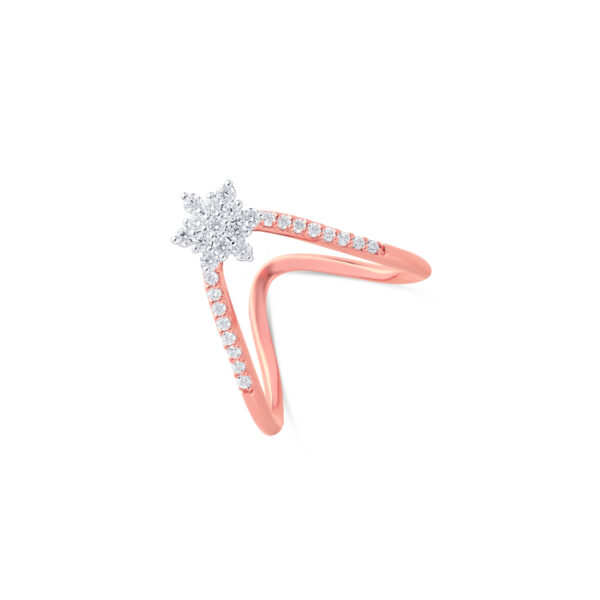 Starlit Spark Diamond Ring - 18K Jewellery