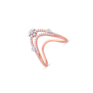 Floral Symphony Diamond Ring - 18K Jewellery