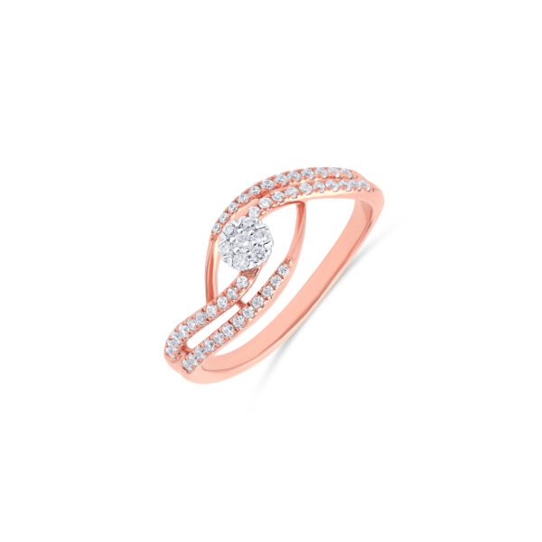 Majestic Veil Diamond Ring - 18K Jewellery