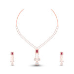 Crimson Grace Diamond Set - 18K Jewellery
